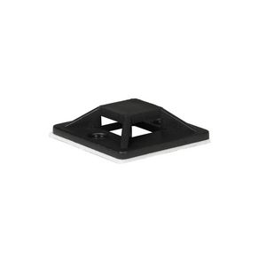 ProXtend Self Adhesive Cable Clips  25mm x 25mm Black 50pcs in a  bag