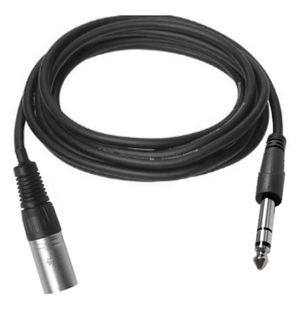 Vivolink XLR M - Stereo Jack  6.35mm .