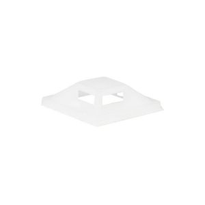 Lanview Self-adhesive Zip Tie Mounts,  25mm x 25mm, 50pcs, White