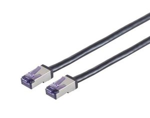 LANVIEW LVN-CAT6A-FLEX-20M 20 M Cat6a S/FTP (S-STP) Black