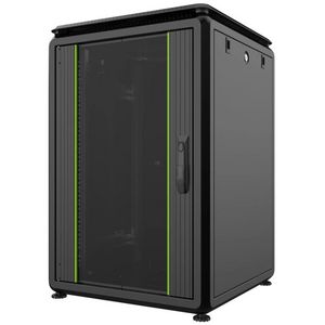 Lanview 19" 16U Rack Cabinet 600 x  600 x 897mm Data Line - Black