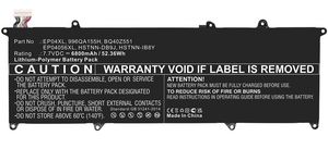 CoreParts Laptop Battery for HP 52.36Wh  7.7V 6800mAh 52Wh Li-Pol 7.7V  6800mAh Black, Elite Dragonfly G1, Elite Dragonfly G2, Elite Dragonfly-8MK79EA,