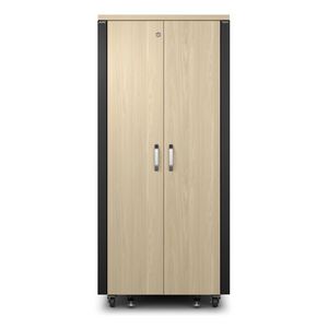 APC NetShelter Soundproof Server Rack 32U 230V 1666H x 750W x 1134D mm Maple