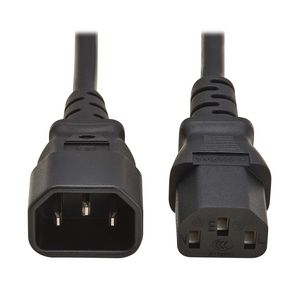 Eaton PDU POWER CORD C13 TO C14 -  10A 250V H05VV-F 1M (3.28  FT.) BLACK