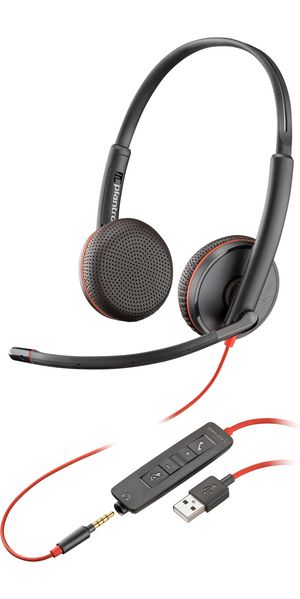 HP Poly Headset Blackwire 3225 Stereo USB-A bulk