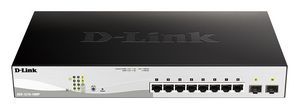 8P+2P D-Link DGS-1210-10MP/E M RM 2xSFP PoE (130W)