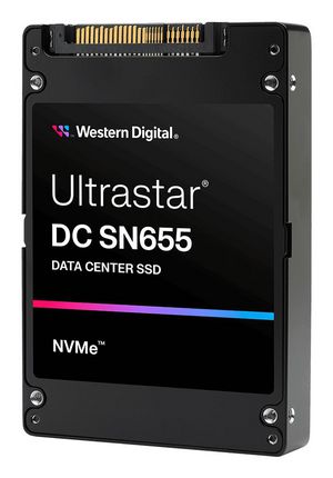 2,5" WD Ultrastar DC SN655 WUS5EA176ESP7E3 - SSD - 7.68 TB - intern - U.3 PCIe 4.0 (NVMe)