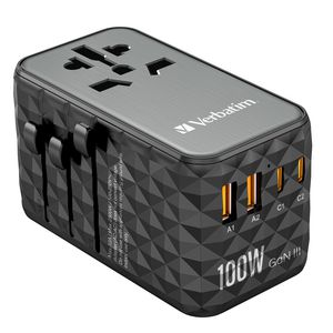 Verbatim UTA-06 100W Universal Reise Ladeadapter GaN III
