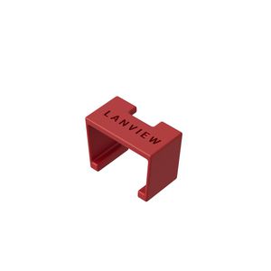 Lanview SmartClicks Clips Red - Pack  of 20