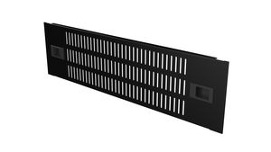 Lanview 2U 19" SNAP LOCKING, VENTED  BLANK PANEL BLACK