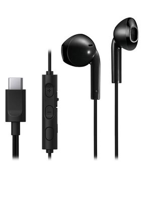 JVC Type C HA-FR17UC In Ear Wired  Headphones Black
