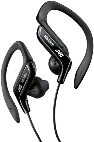 JVC Sports HA-EB75 Wired with  Hook Black