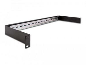 Delock 19? DIN rail Panel 1U black