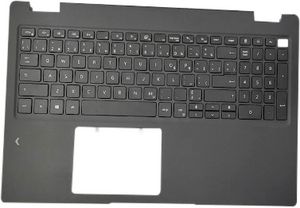 Dell Belgian AZERTY backlit  keyboard with palmrest