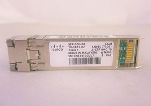 Cisco 10GBASE-SR SFP MODULE  **Refurbished** SFP-10G-SR=,  Wired, 300 m, 850 nm, 13.4 mm, 56.5 mm, 8.5 mm