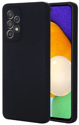 eSTUFF MADRID Galaxy A55 Black  Cover. Material: Silicone