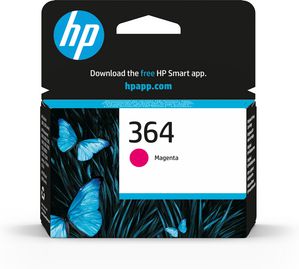 HP 364 original Ink cartridge CB319EE ABB magenta standard capacity 3ml 300 pages 1-pack with Vivera Ink cartridge