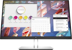 HP E24 G4 23.8inch IPS FHD E24  G4, 60.5 cm (23.8"), 1920 E24  G4, 60.5 cm (23.8"), 1920 x 1080 pixels, Full HD, LCD, 5 ms, Black, Silver