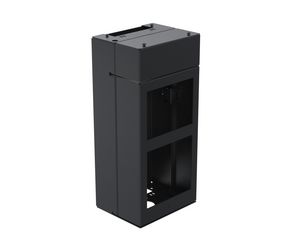 Ergonomic Solutions Kiosk center module  (Integrated printer and  scanner) - W:206 -BLACK-