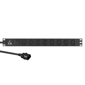 Lanview 19?? 8-way c13 outlets with  2-meter 3G1.5mm2 cable with  C14 plug, with surge protection