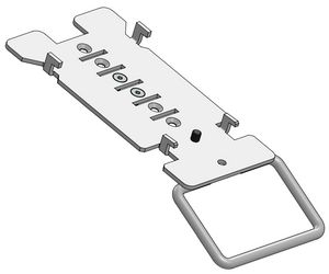 Ergonomic Solutions Keyhole Plate for Banksys  Yomani -Black-  MOQ 25
