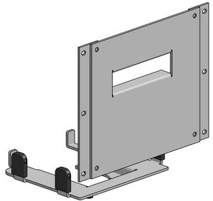 Ergonomic Solutions Printer plate + cover for  Capture -BLACK-