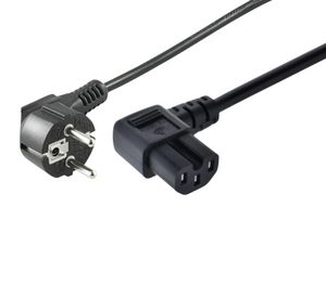 MicroConnect Power Cord CEE 7/7 - Angled  C15 1,5m black Power Cord  Schuko Angled - Angled C15, 1,5m black