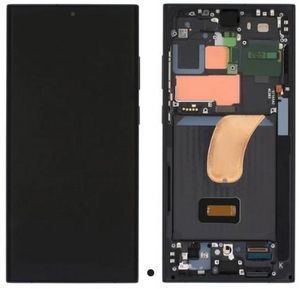 CoreParts LCD For Samsung Galaxy S23  Ultra OLED Screen and  Digitizer with Frame Assembly - without Logo - Black