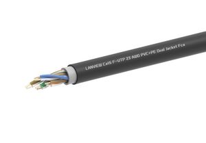 Lanview CAT6 F/UTP PVC+PE Dual Jacket  solid cable 305m