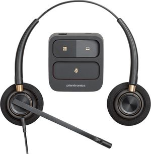 HP Encorepro 520 Binaural  Headset +Quick Disconnect