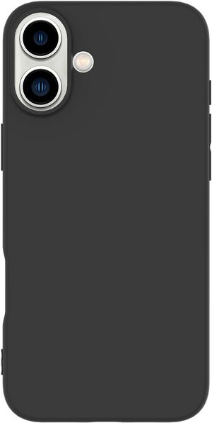 eSTUFF INFINITE (GRS) VIENNA iPhone  16 Black Cover. Material:  100% recycled TPU