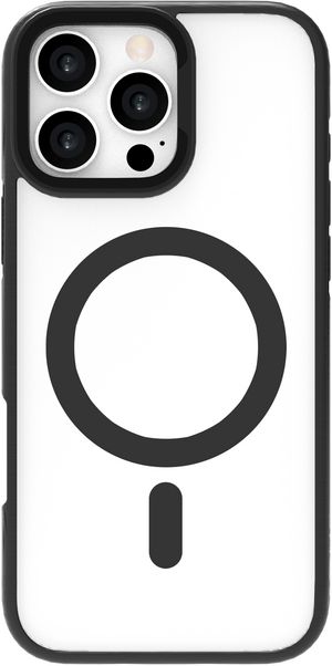 eSTUFF INFINITE (GRS) HELSINKI  iPhone 16 Pro Black Magnetic  Stand Cover. Material:  65% (GRS) recycled PC and 21% (GRS) recycled TPU