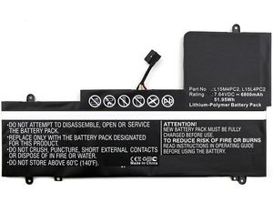CoreParts Laptop Battery for Lenovo  51.68Wh 7.6V 6800mAh 52Wh  Li-Pol 7.64V 6800mAh Black, Yoga 710 15", Yoga 710-15ISK, Yoga 710-15ISK
