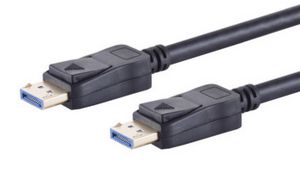 MicroConnect 8K DisplayPort 2.0 Cable 1m  Black MicroConnect 8K  DisplayPort 2.0 Cable 1m Black