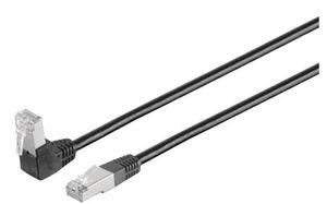 MicroConnect U/UTP CAT6 3M Black PVC 1 x  90?