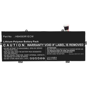 CoreParts Laptop Battery for Huawei  45.60Wh 7.6V 6000mAh 45.60Wh  Li-Polymer 7.6V 6000mAh Black for  book X Pro i5-8250U 256GB, book X Pro