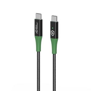 MicroConnect Smart Charge USB-C to USB-C  Cable 1m Black/Green Smart  Charge USB-C to USB-C Cable 1m Black/Green