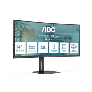 AOC 86.0cm (34") CU34V5C/BK 21:09 HDMI+DP+USB-C Curved retail
