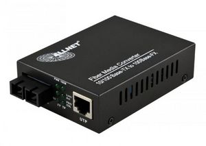 Z ALLNET Medienkonverter 10/100BASE-TX auf 100BASE-FX Singlemode SC Anschluss 20km ALL-MC106-SC-SM