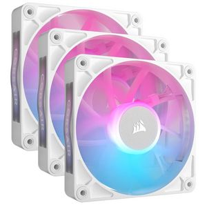 Corsair Fan 120x120x25 RX120 RGB ICUE Link White Triple