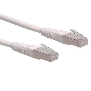 Roline S/FTP (PiMF) PatchCord  Cat.6/Class E, white, 1.5m