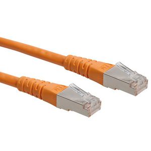 ROLINE Patchkabel Kat.6 Class E S/FTP PiMF orange 20m