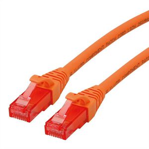 Roline PATCHKABEL KAT6 0,5 M UTP,  LSZH, AWG24, ORANGE, RJ45  U/SK?RM HAN:HAN