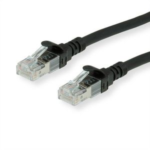 Roline PATCHKABEL KAT6A 0,3 M UTP,  LSZH, SORT, RJ45 U/SK?RM  HAN:HAN