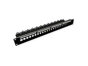 ROLINE 19"-Keystone-Modultrger 24Ports geschirmt blank Clipbef. (26.11.0390)
