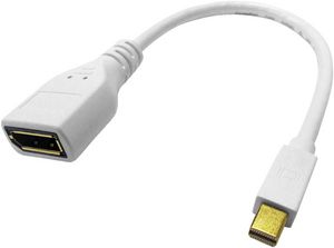 Roline MINI DISPLAYPORT ADAPTER,  MINI DISPLAYPORT: HAN -  DISPLAYPORT: HUN, HVID,