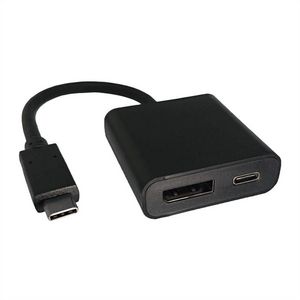ROLINE Display Adapter USB Typ C - DisplayPort v1.2 + PD