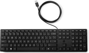 HP 320K WD KEYBOARD EUROPE 320K,  Full-size (100%), USB, Used  for all EU countries 320K, Full-size (100%), USB, Mechanical, QWERTY, Black