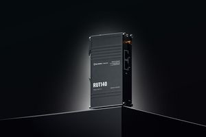 Teltonika Networks RUT140 (EU) Ethernet router,  WiFi, x2 ethernet ports,  integrated DIN rail bracket