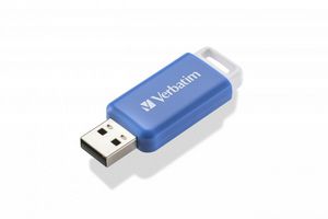 STICK 64GBUSB 2.0 Verbatim DataBar Blue